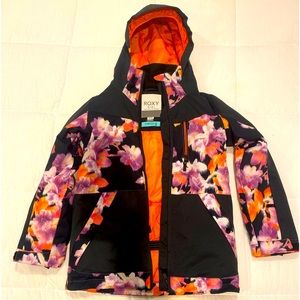 Roxy ski/snow board coat youth Girls size 10. NEVER WORN!